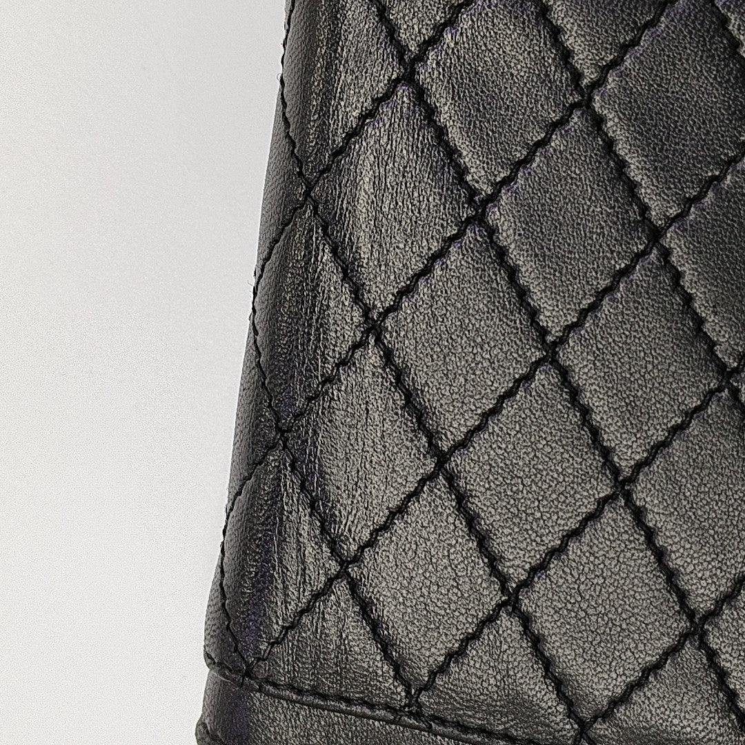 GABY Quilted Lambskin Black