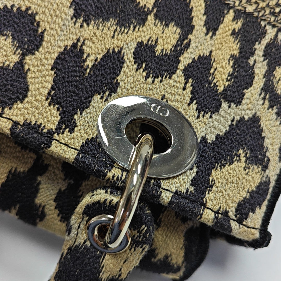 Lady Dior Medium Fabric Beige