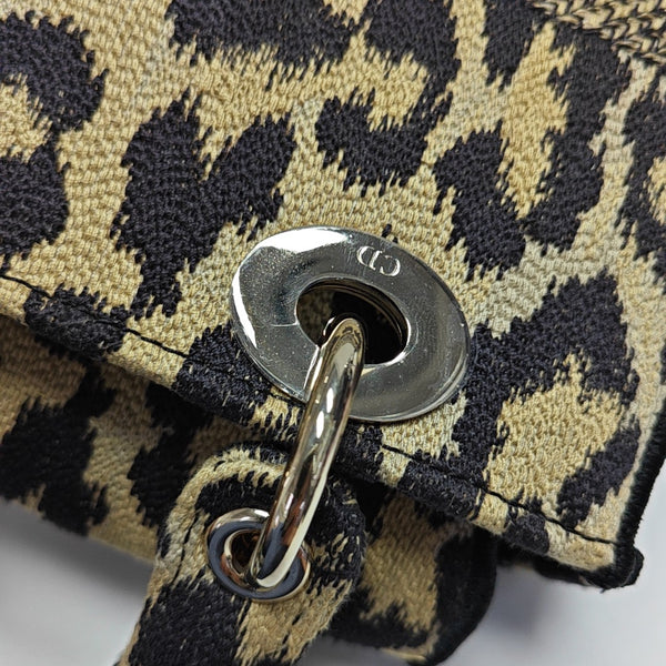 Lady Dior Medium Fabric Beige