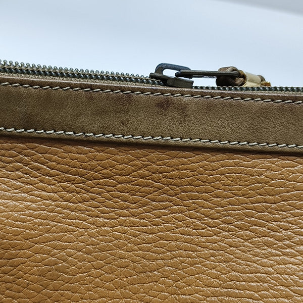 T Pouch Leather Brown