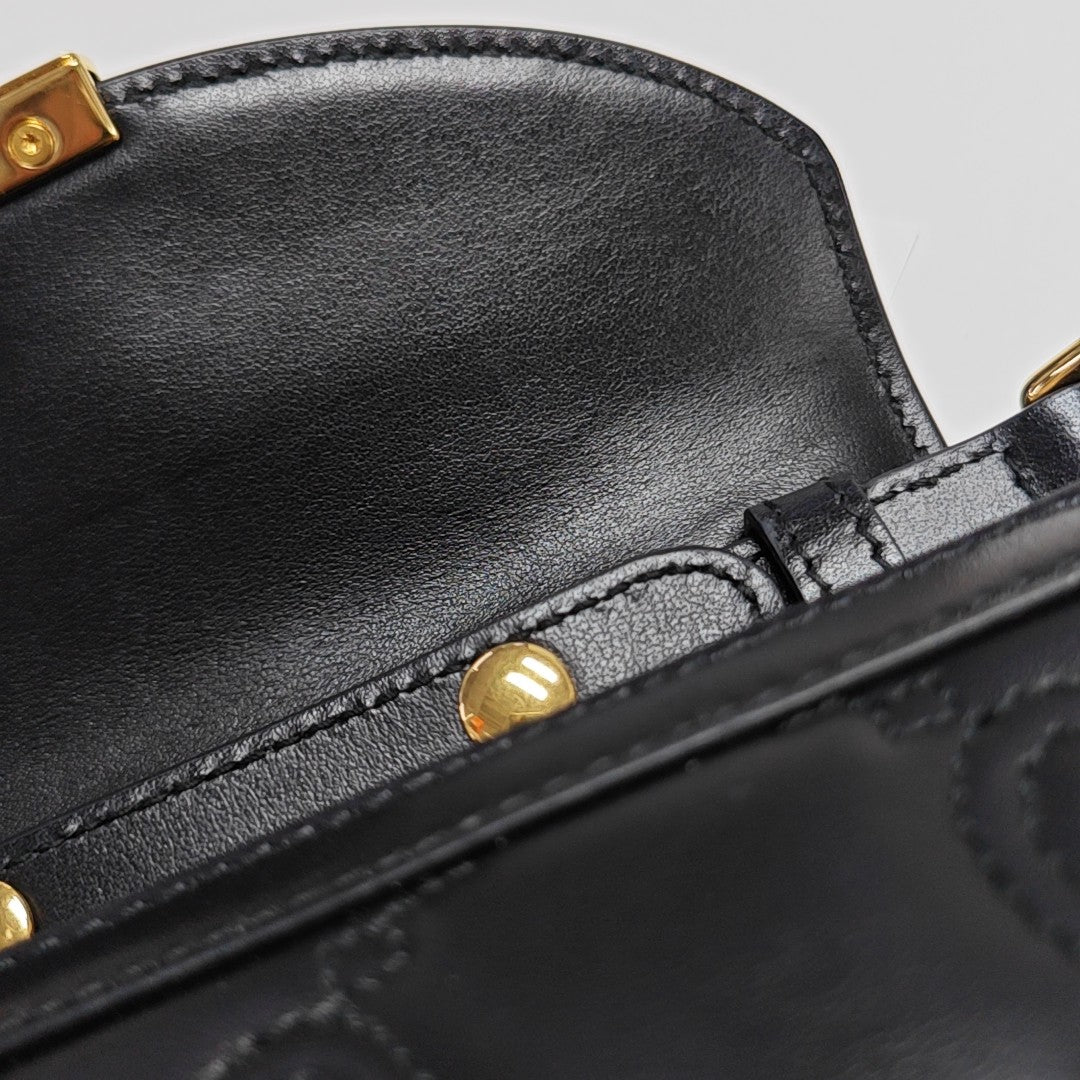 GG Matelassé Quilted Calfskin Black