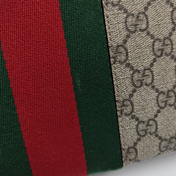 GG Supreme Monogram Coated Canvas Black