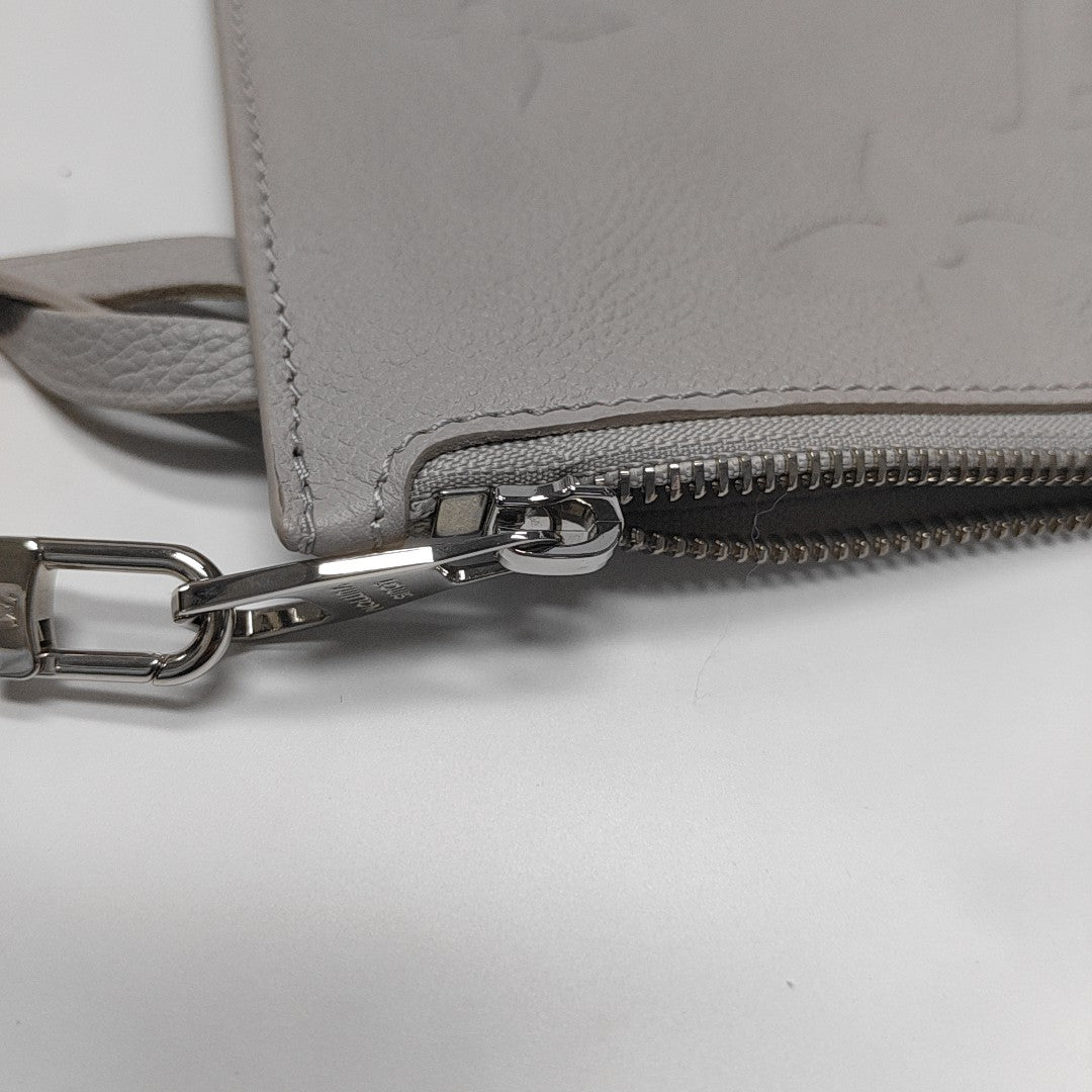 NEVERFULL MM Monogram Calfskin Gray