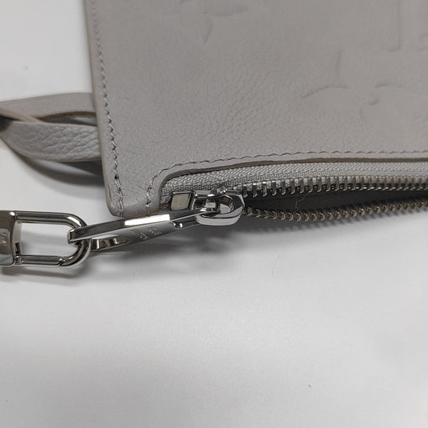 NEVERFULL MM Monogram Calfskin Gray