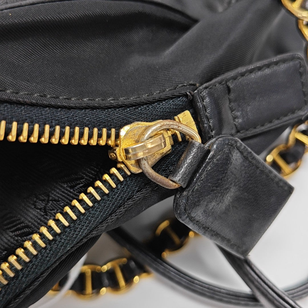 Calfskin Shoulder Bag Black