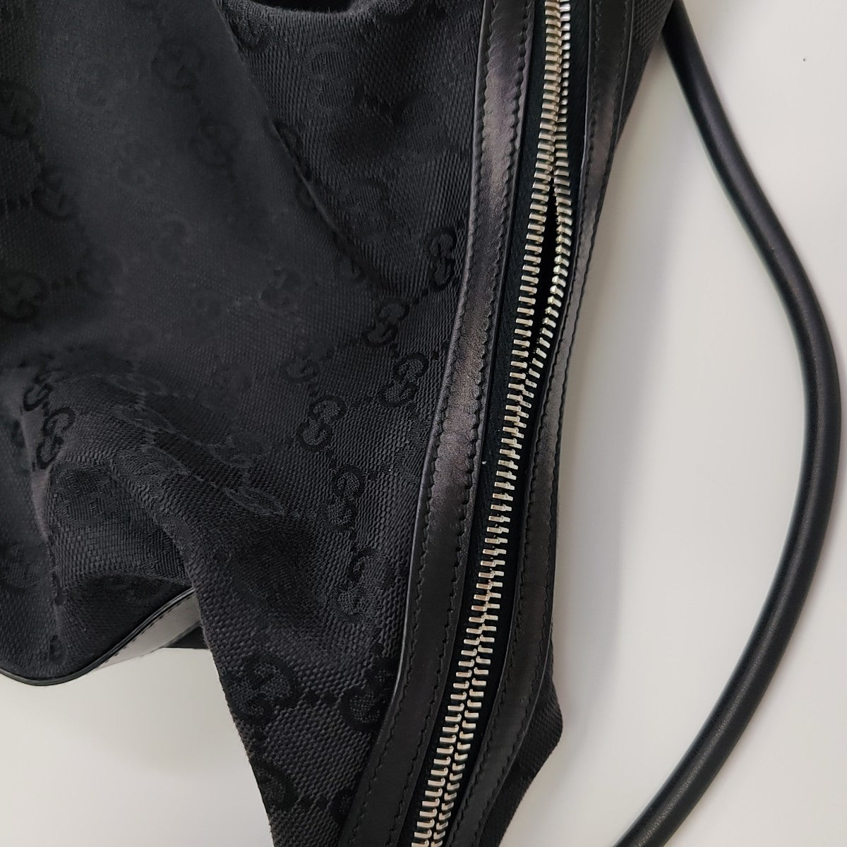 Monogram Canvas Top Handle Bag Black