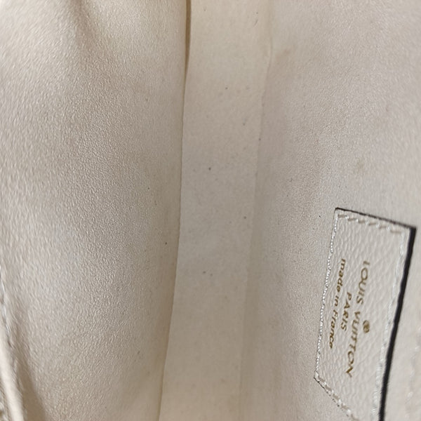 MÉTIS EAST WEST Monogram Calfskin Beige