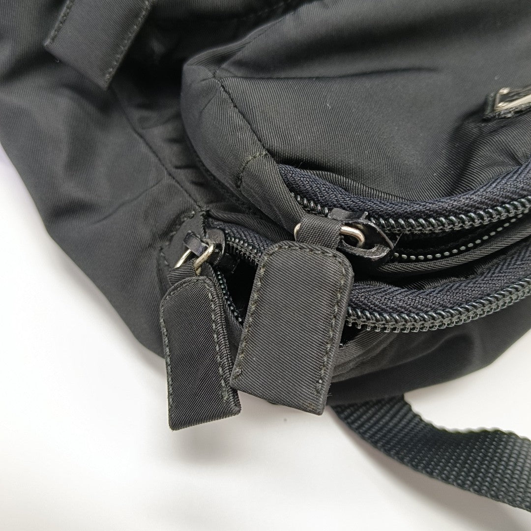 Nylon Backpack Black