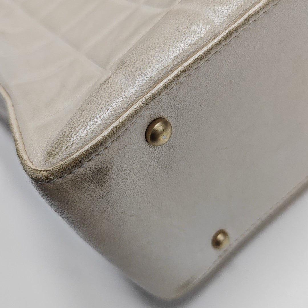 CHOCOLATE BAR Lambskin White