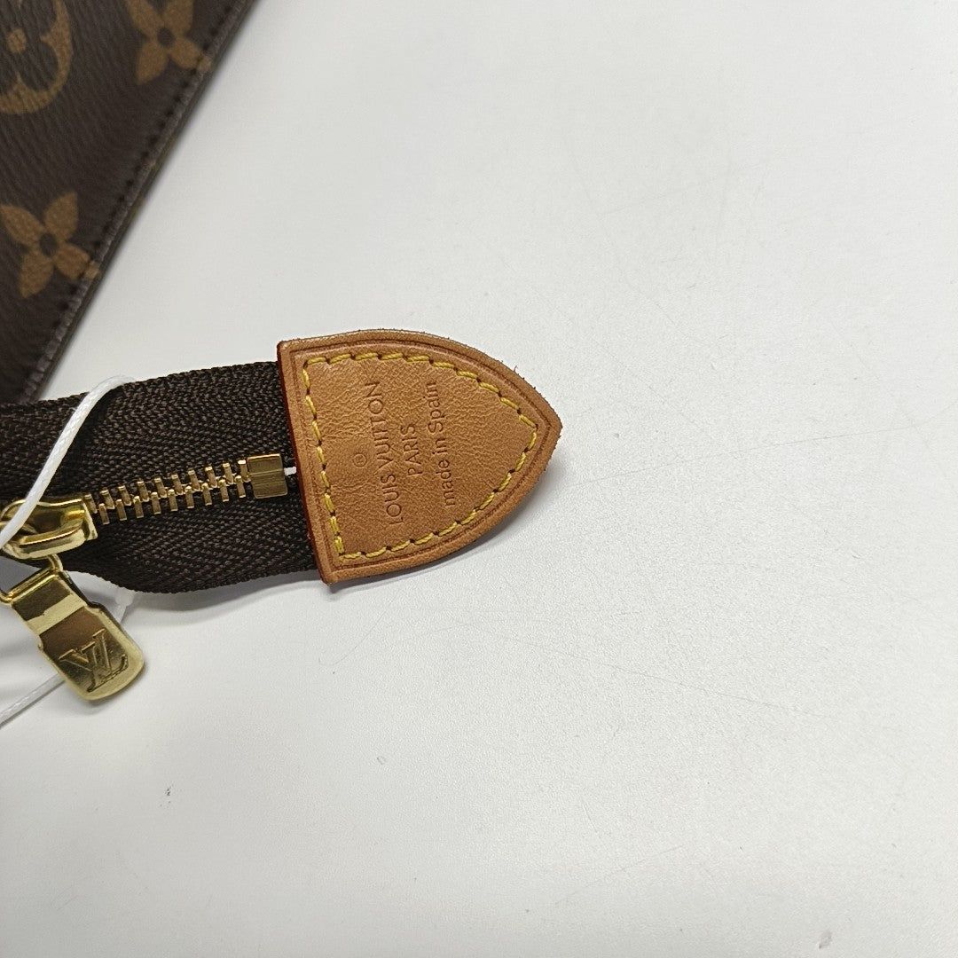 TOILET POCKET Monogram Coated Canvas Brown