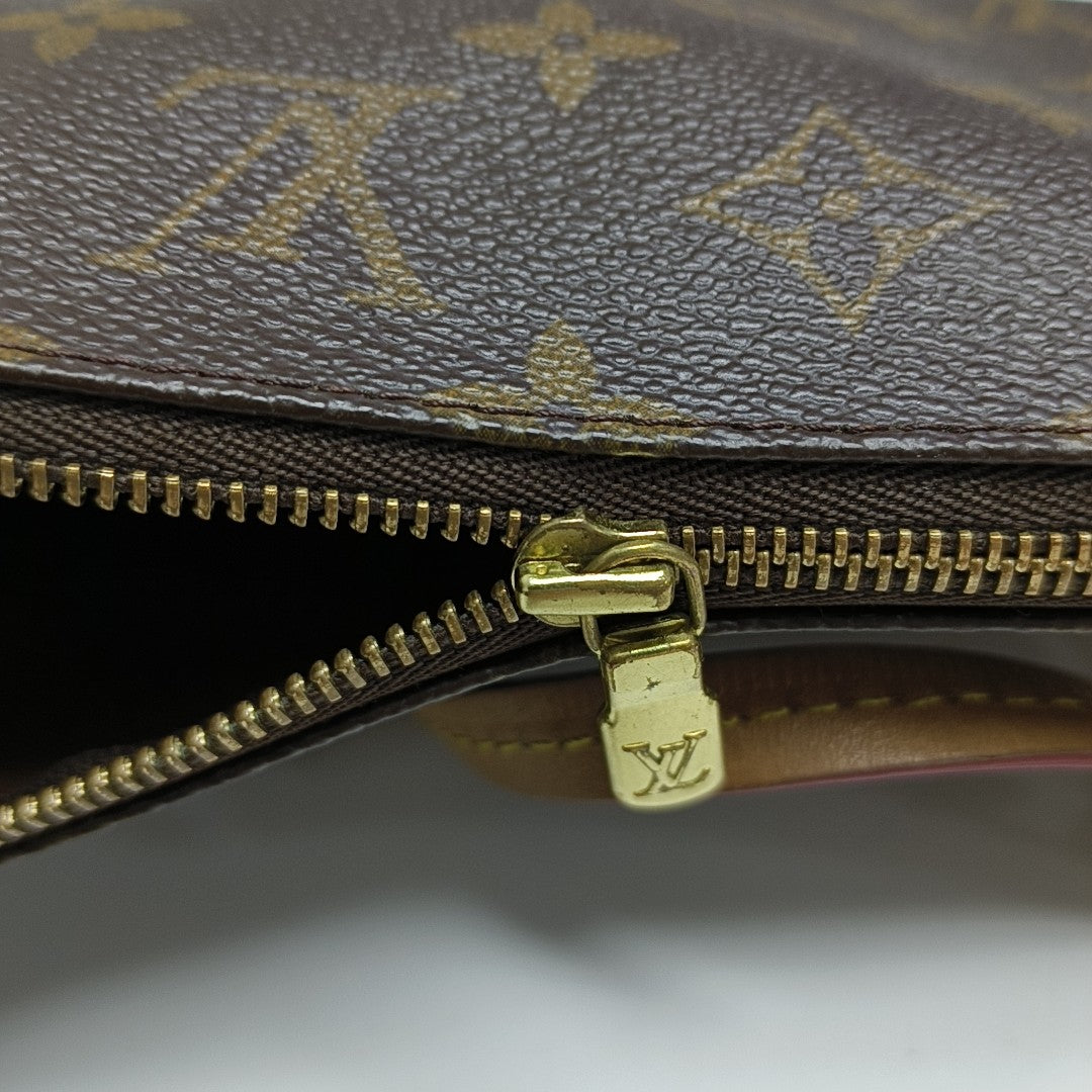 ACCESSOIRES Monogram Coated Canvas Brown