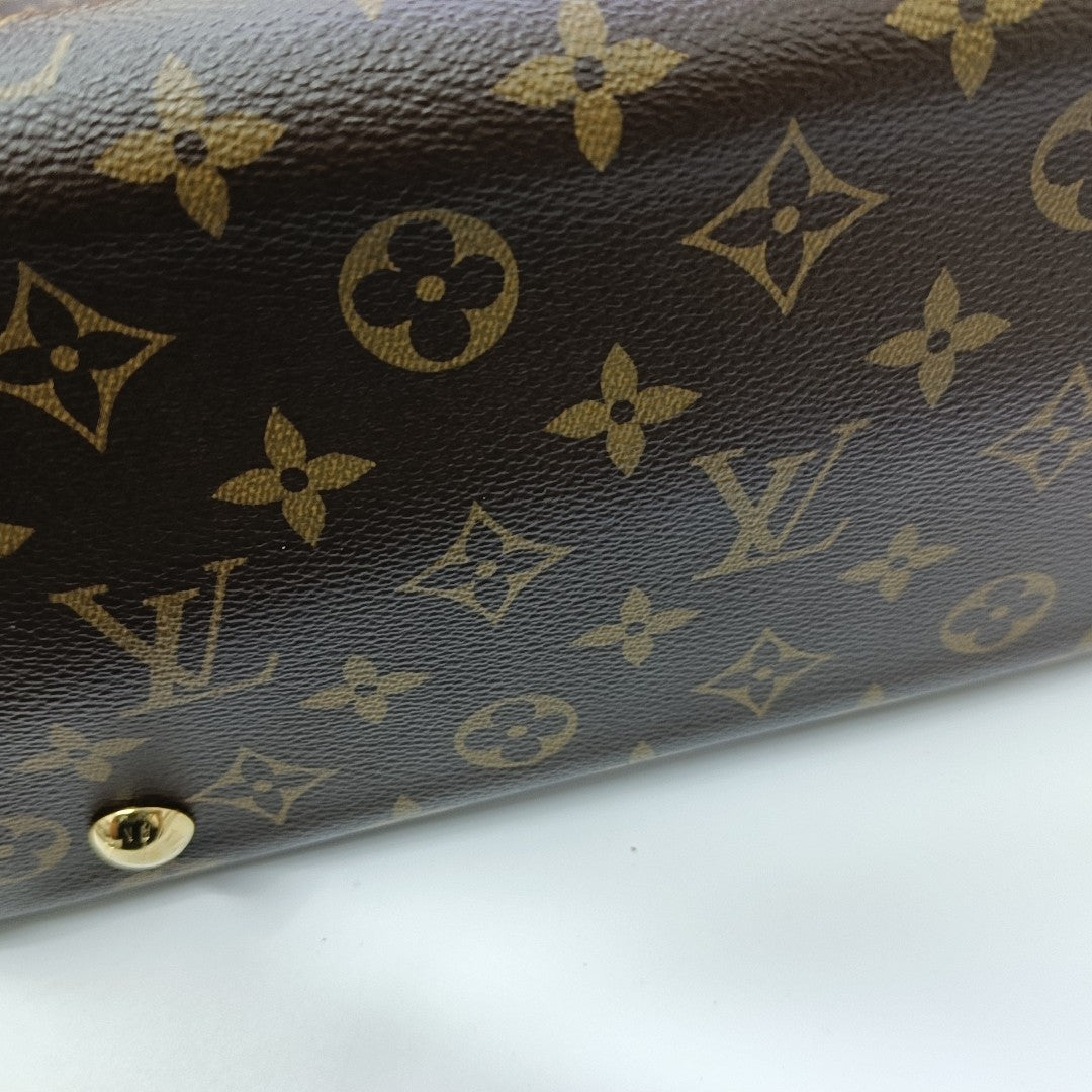CARRYALL PM Monogram Coated Canvas Brown