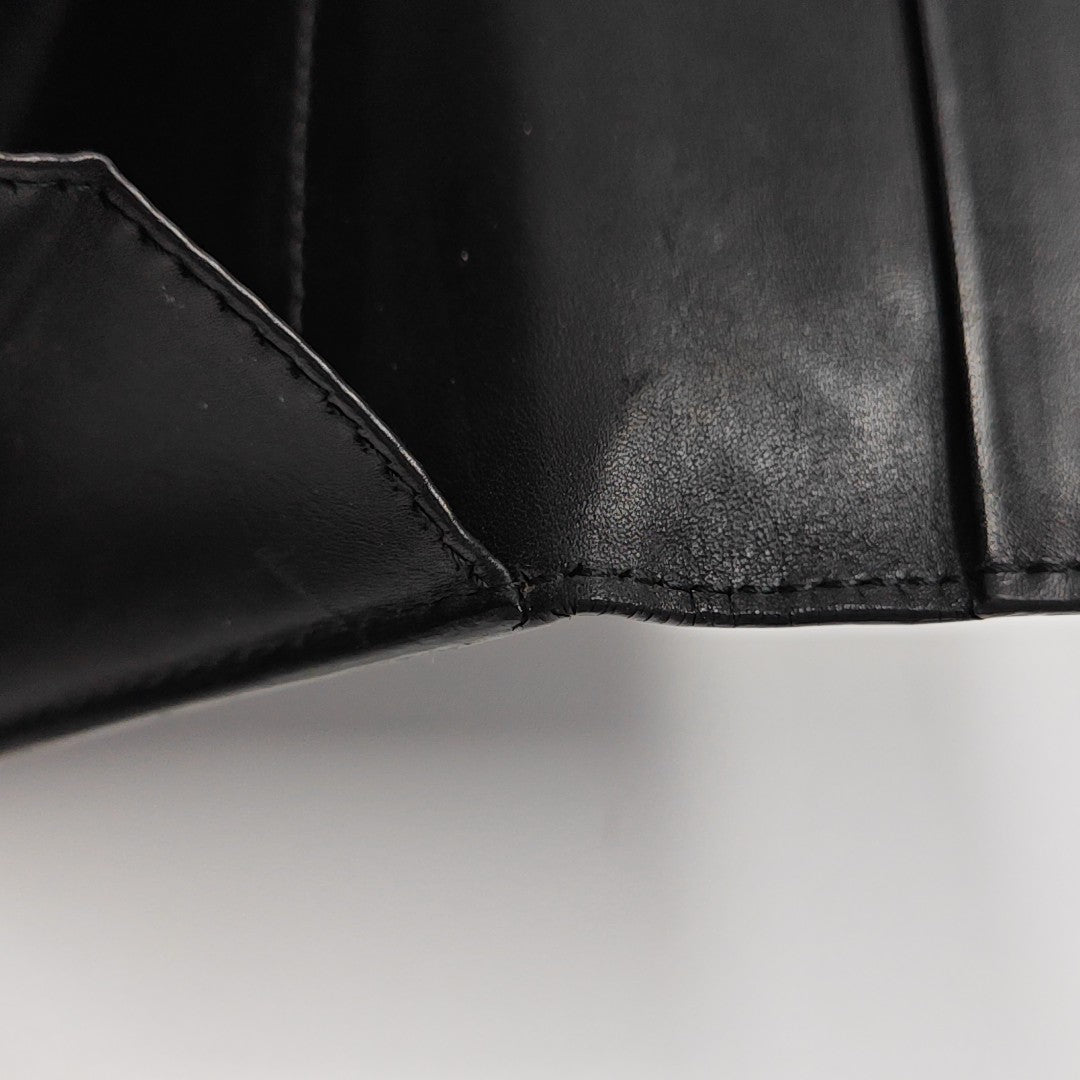Calfskin Wallet Black