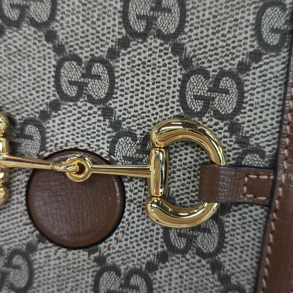 Horsebit 1955 Mini Coated Canvas Beige