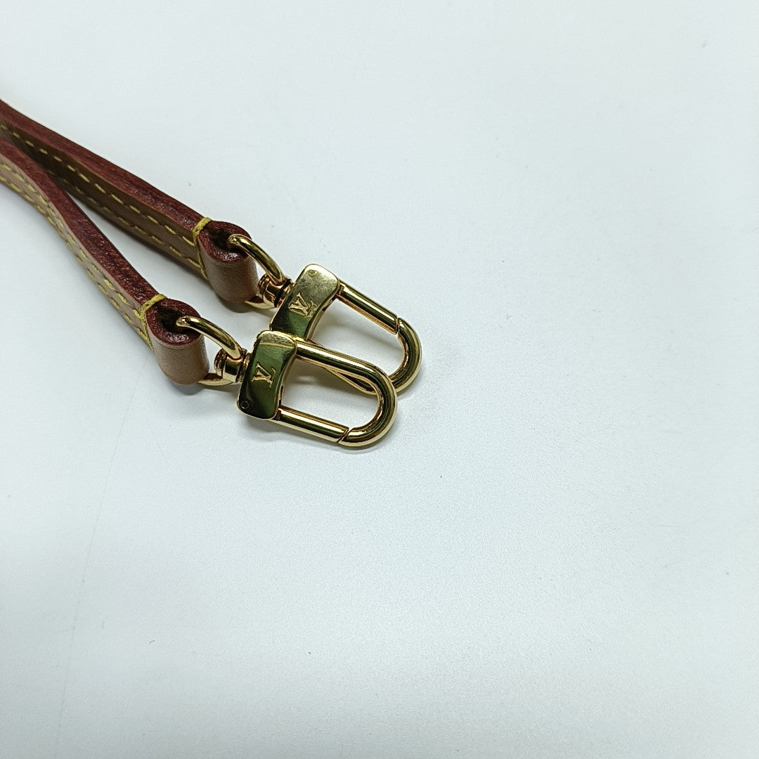 SAC PLAT Mini Monogram Coated Canvas Brown
