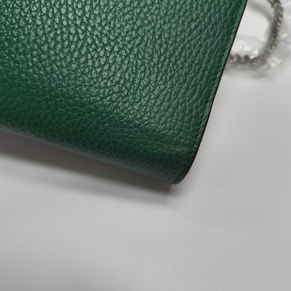 Dionysus Super Mini Calfskin Green