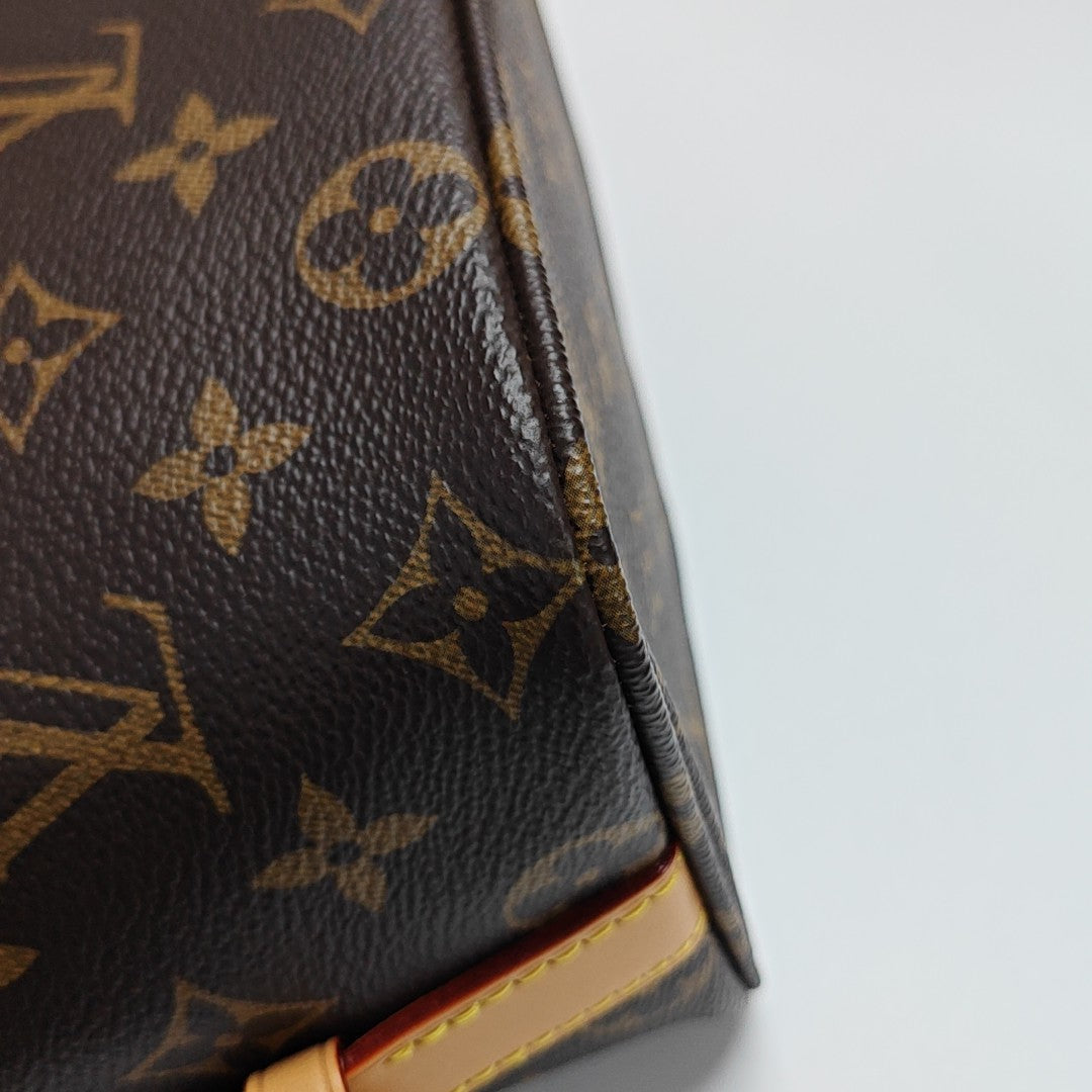 ALL IN Monogram Coated Canvas Brown
