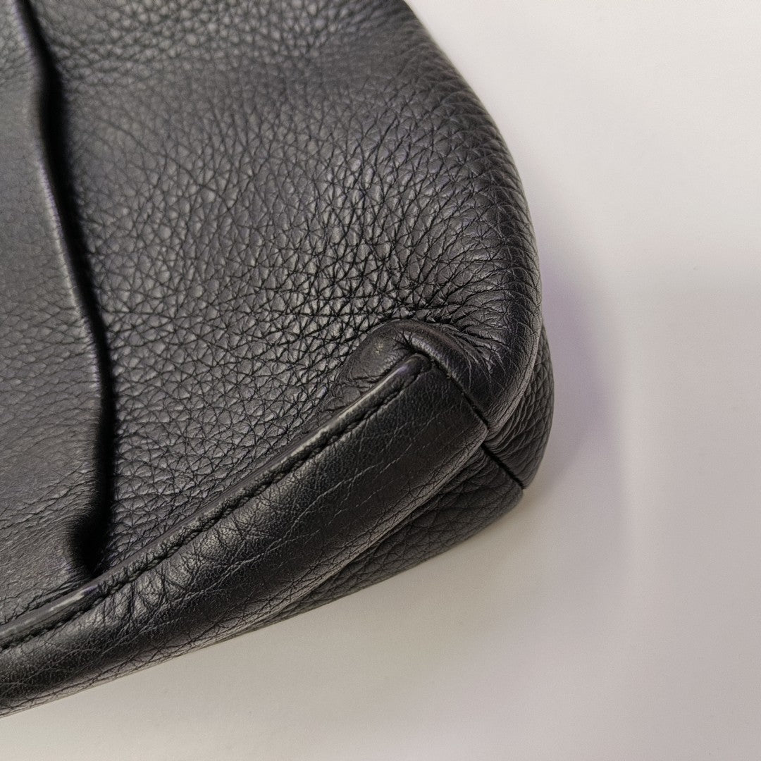 Calfskin Clutch Black