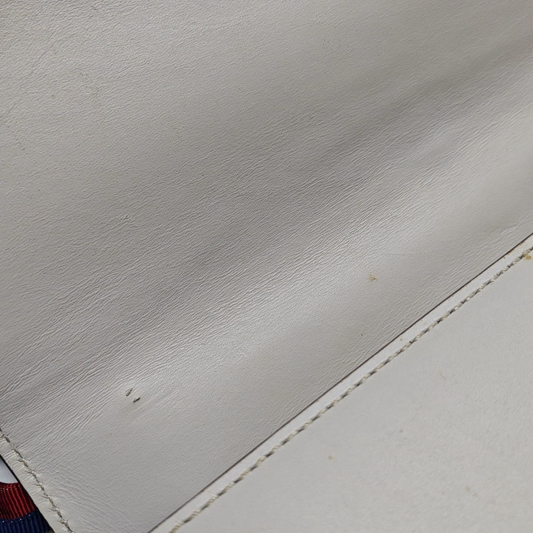 Sylvie Small Calfskin White