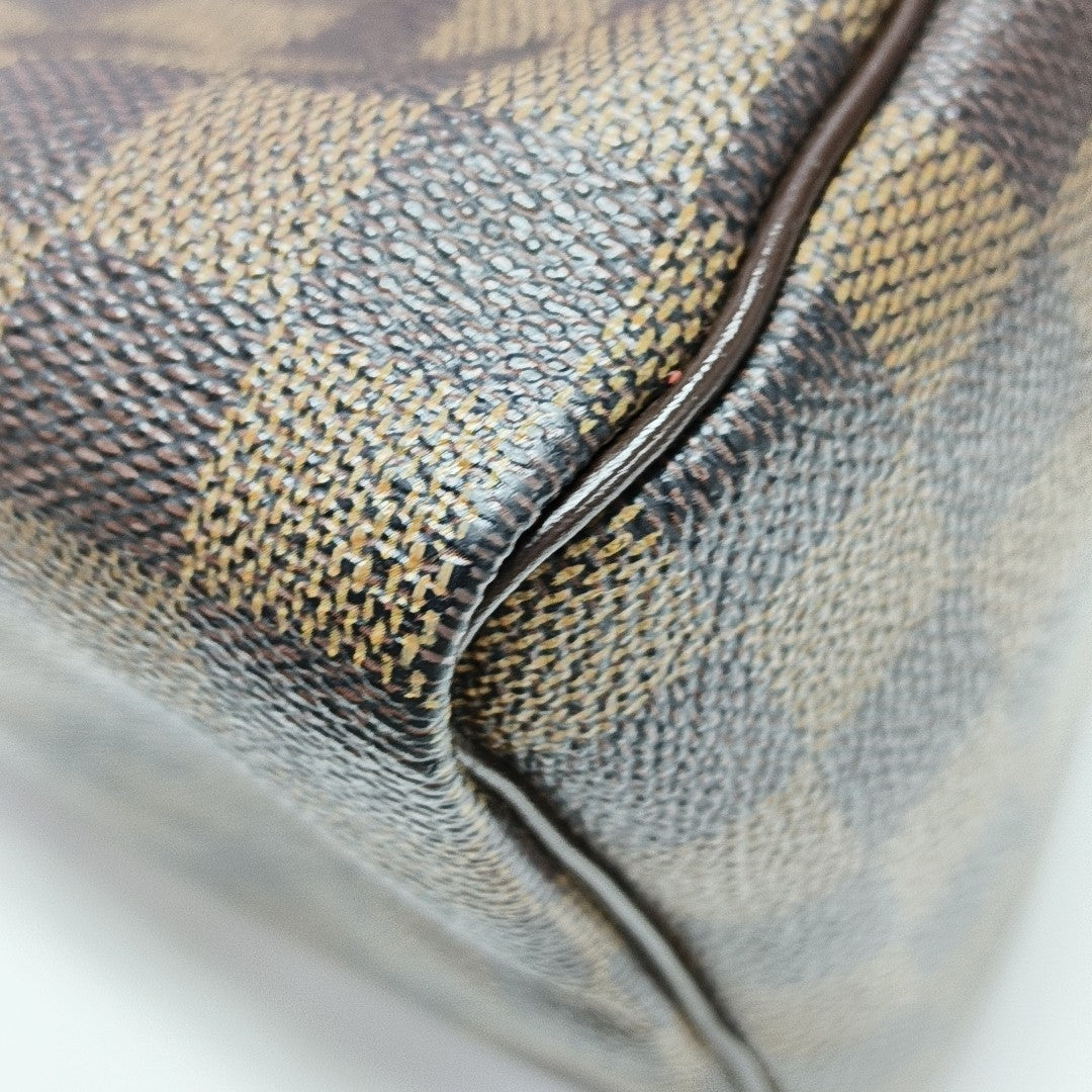 SPEEDY 25 Damier Ebene Coated Canvas Brown