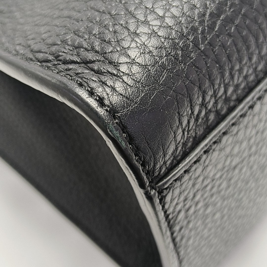 Peekaboo Medium Calfskin Black