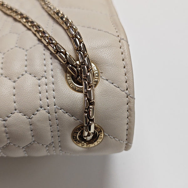 SERPENTI FOREVER Quilted Leather White