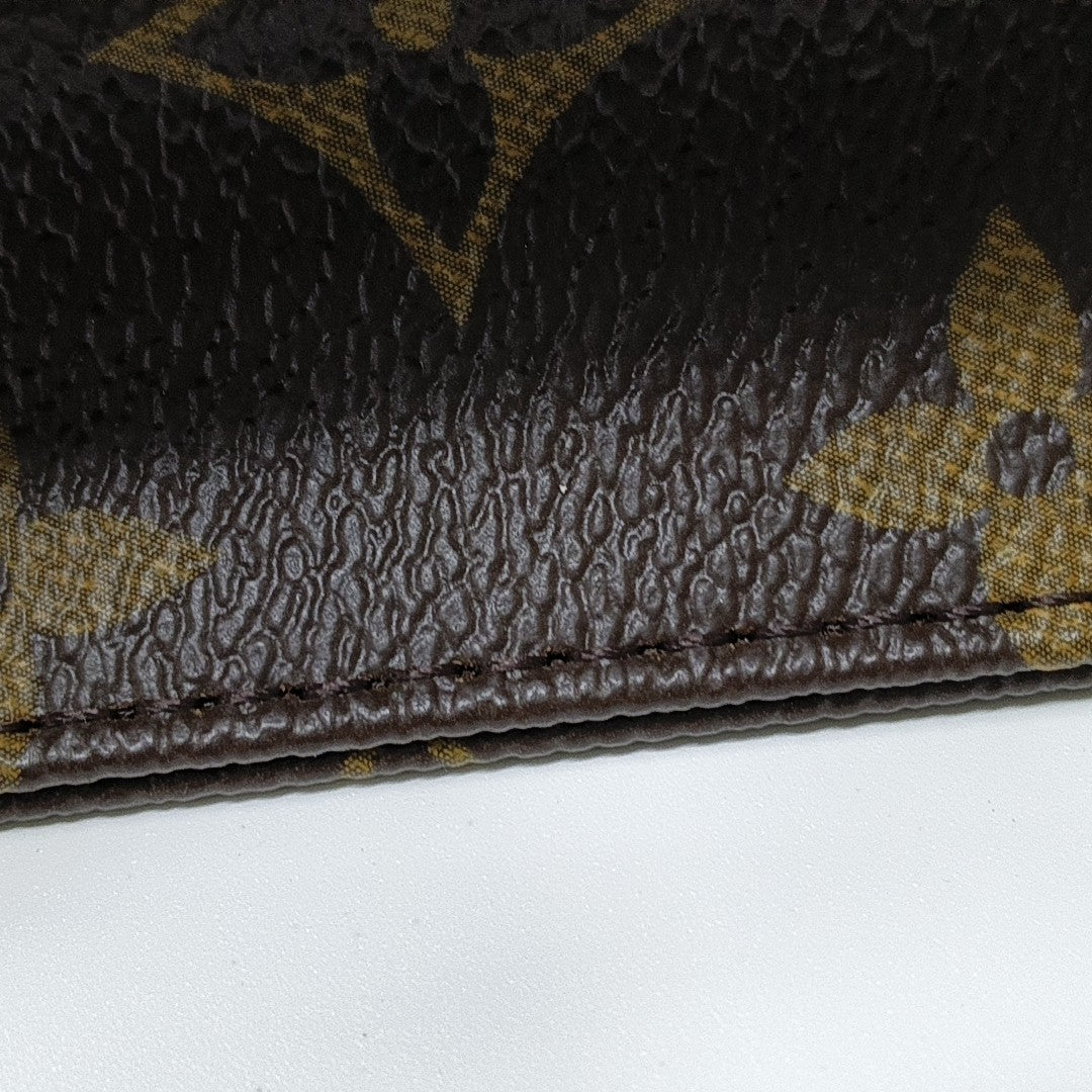 TOILET POCKET 26 Monogram Coated Canvas Brown