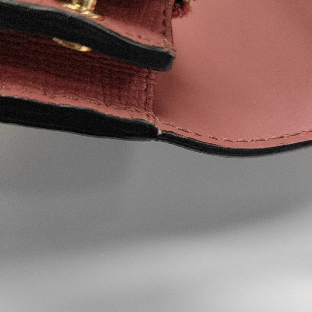 Buckle Small Calfskin Pink