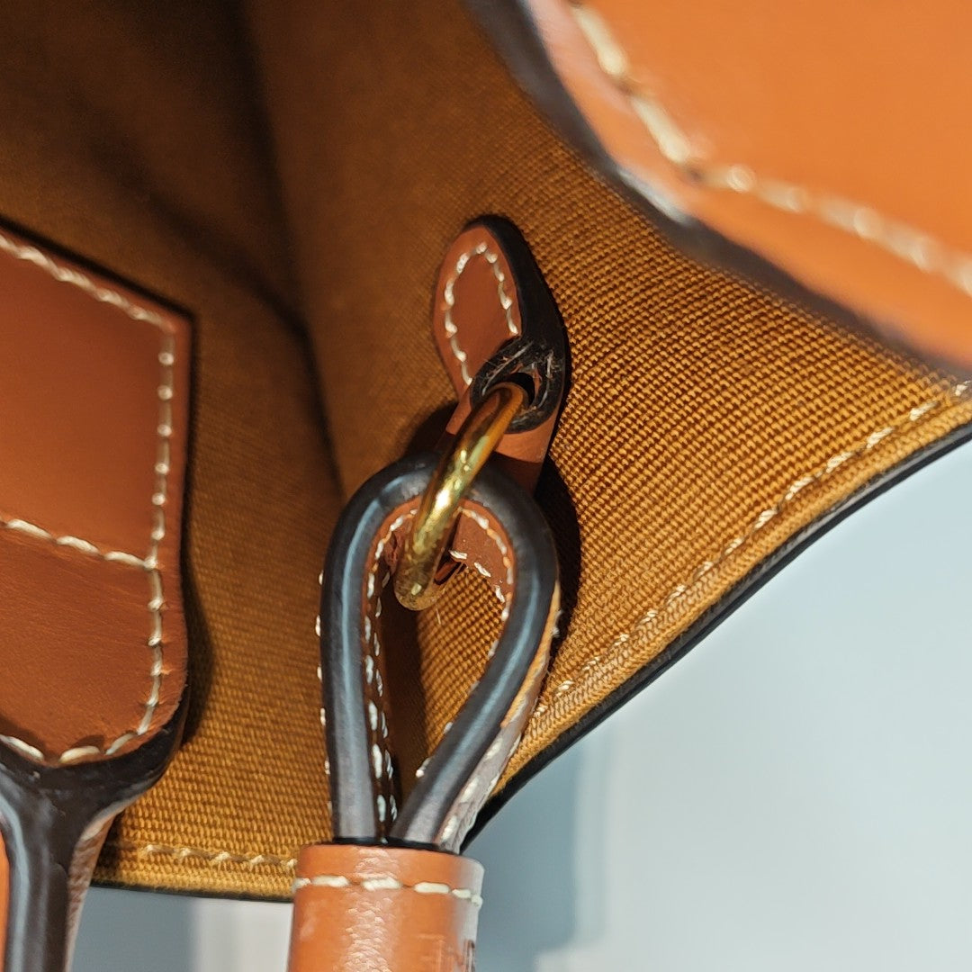 CABAS CELINE Mini Coated Canvas Brown