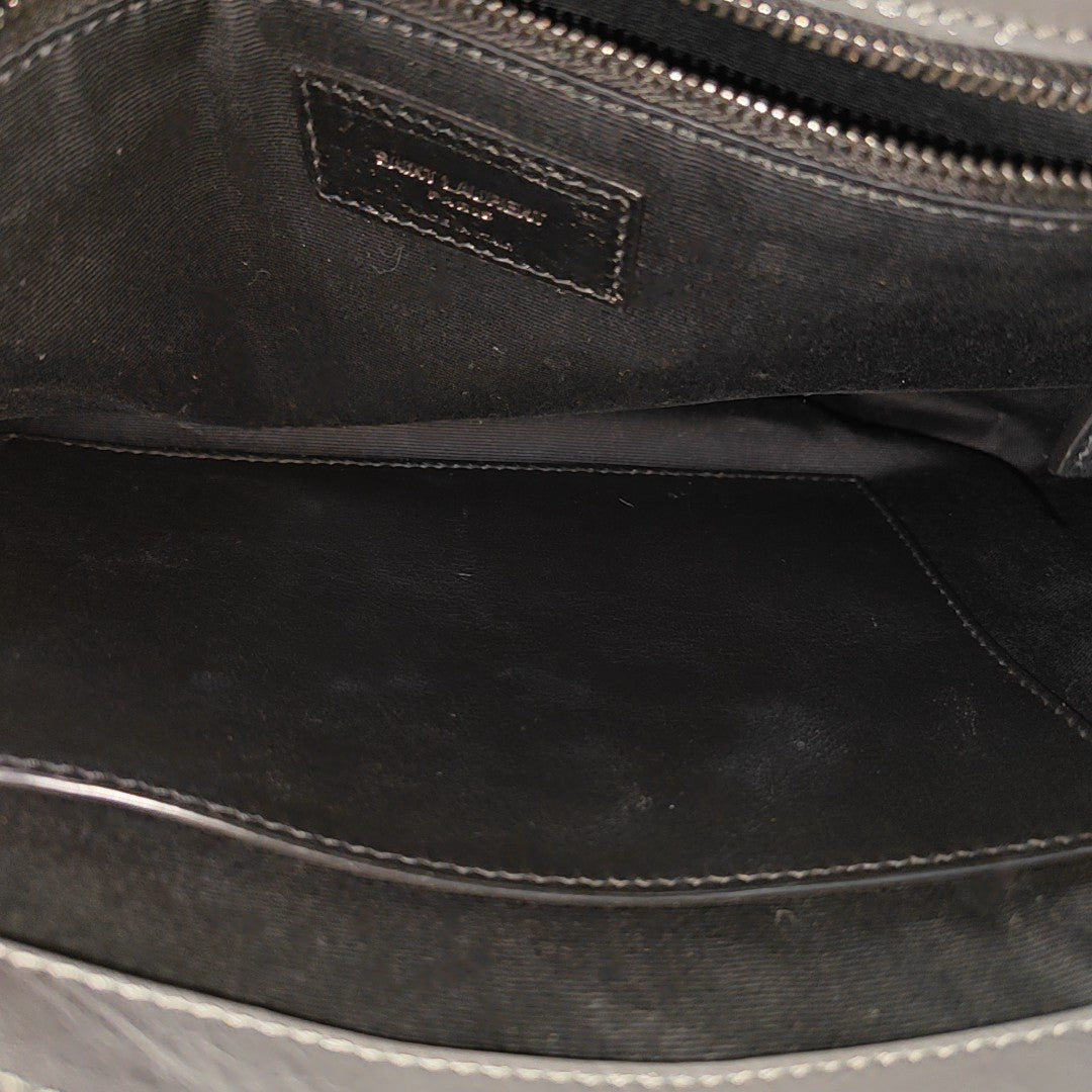 NIKI Medium Chevron Calfskin Gray