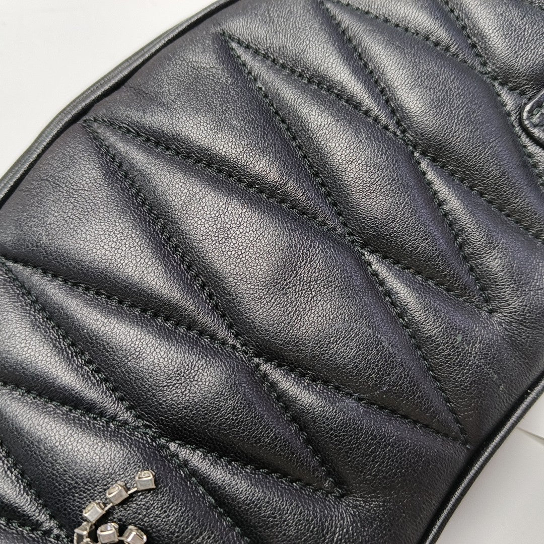 Fringed Lambskin Black