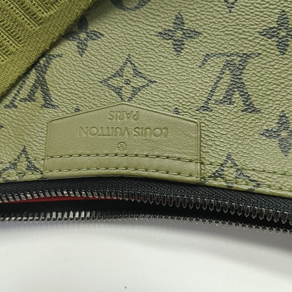 Monogram Coated Canvas Shoulder Bag Green