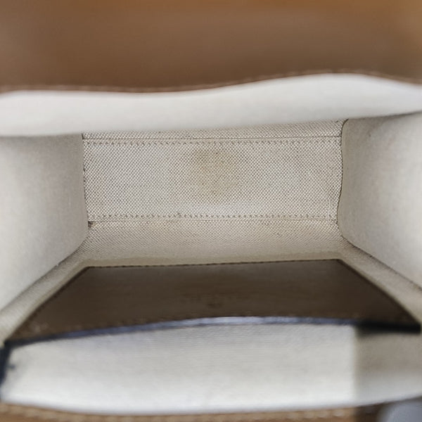 Retro Mini Monogram Coated Canvas Beige