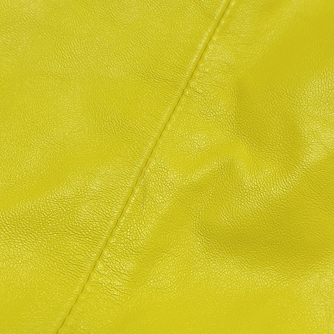 CRYSTAL POUCH Small Lambskin Yellow