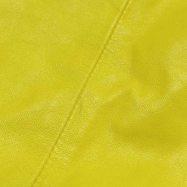 CRYSTAL POUCH Small Lambskin Yellow