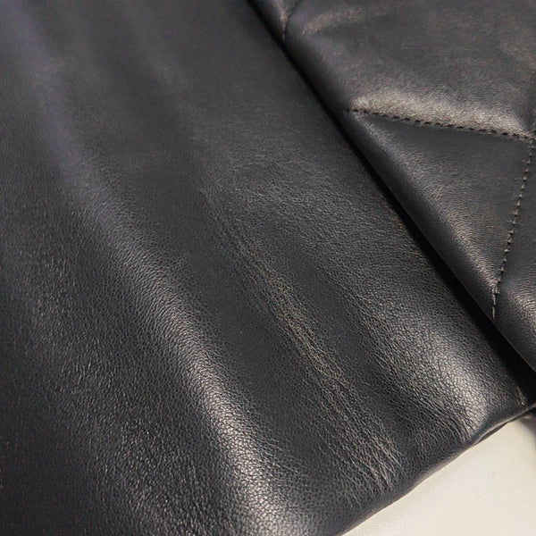 CHANEL 19 Maxi Quilted Lambskin Black