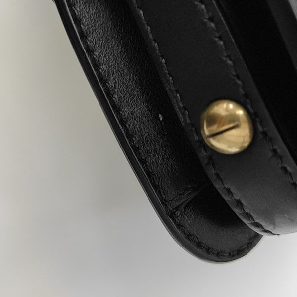 Calfskin Shoulder Bag Black