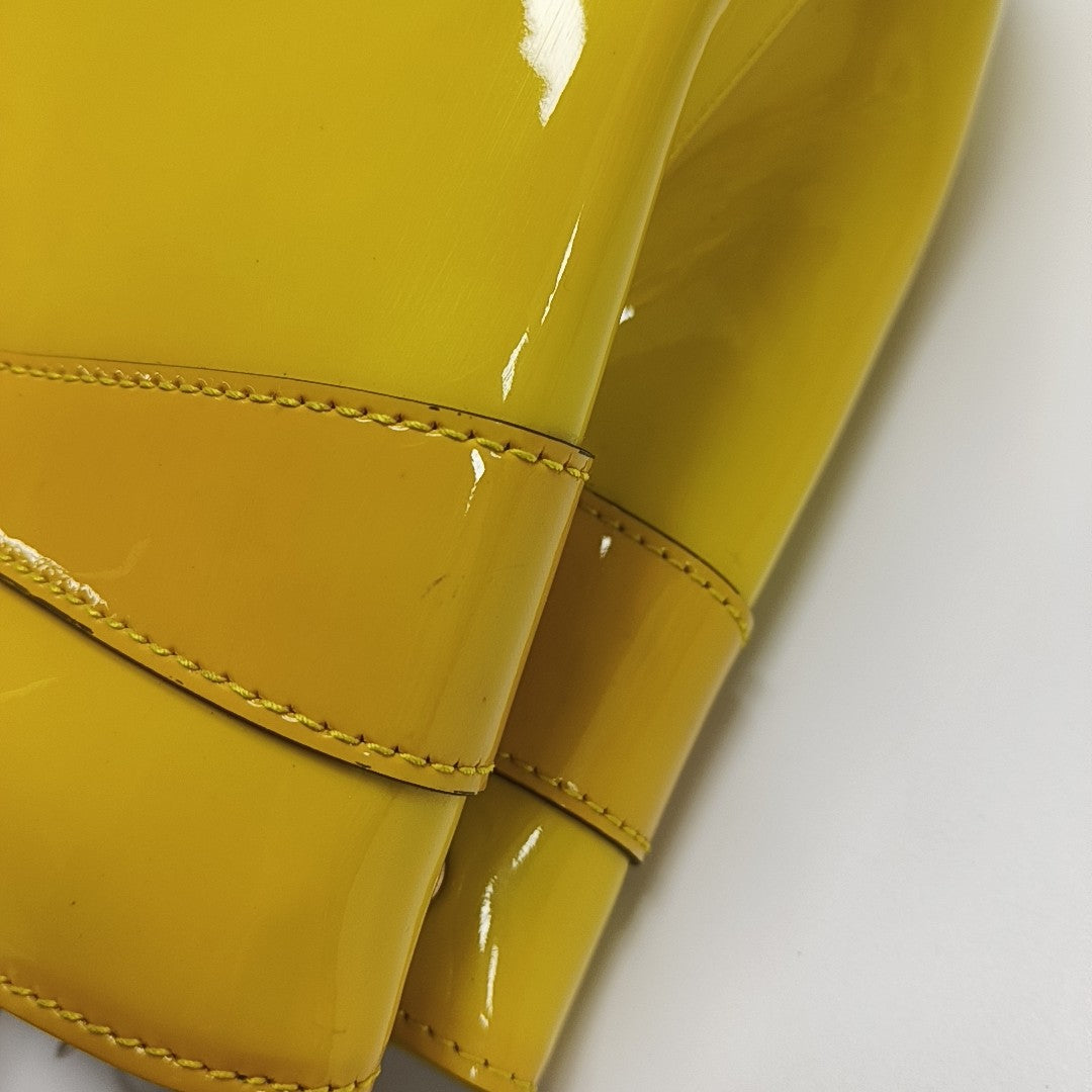 Bright Bit Patent Leather Yellow