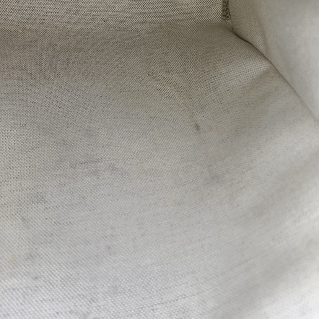 Monogram Coated Canvas Tote Bag White