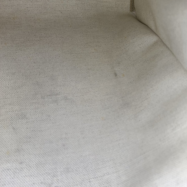 Monogram Coated Canvas Tote Bag White