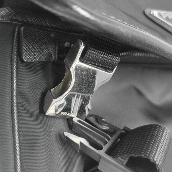 Nylon Shoulder Bag Black