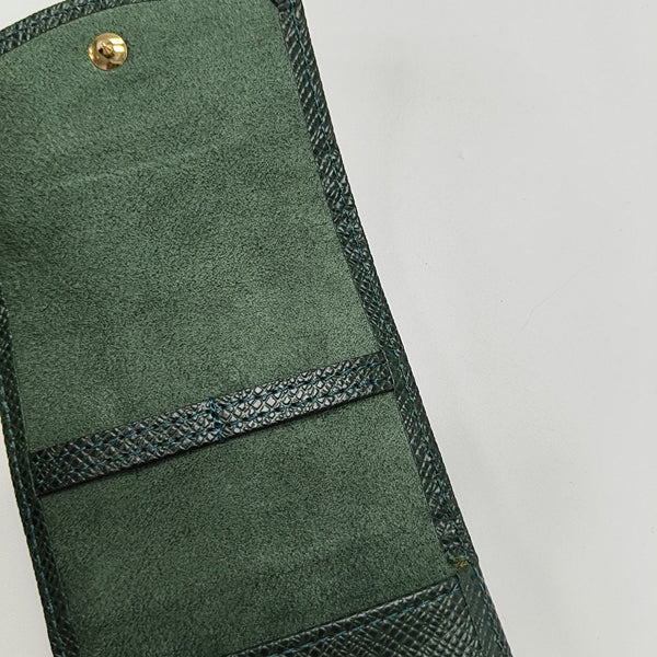 ELISE Calfskin Green Card Holder