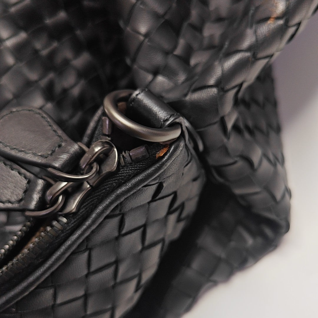 Lambskin Shoulder Bag Black
