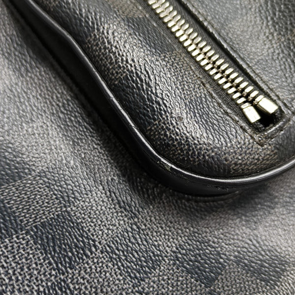 JOSH Damier Graphite Coated Canvas Gray