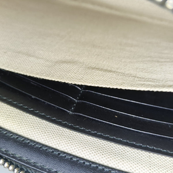 GG Supreme Monogram Coated Canvas Black