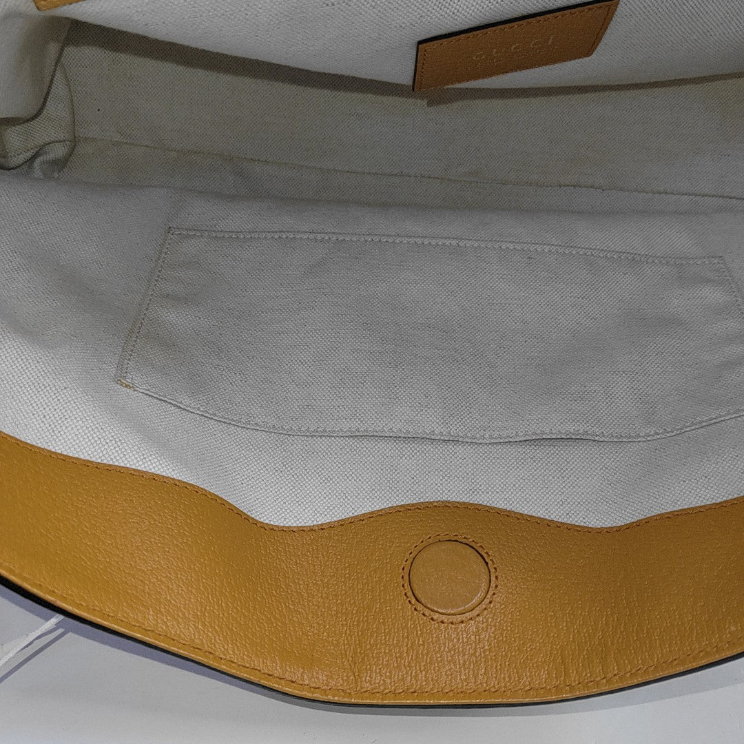 Ophidia Medium Monogram Coated Canvas Beige