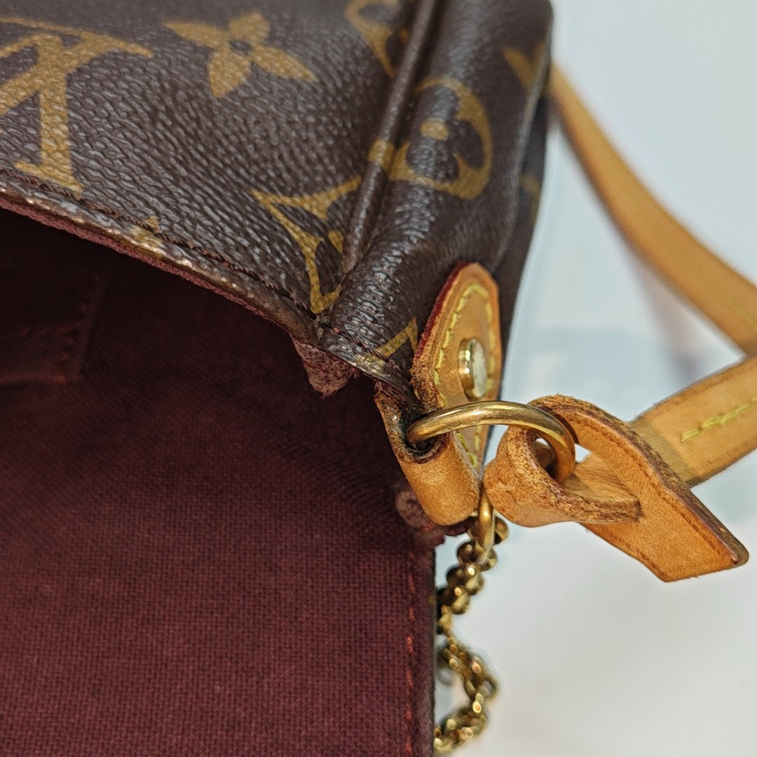 FAVORITE MM Monogram Coated Canvas Brown