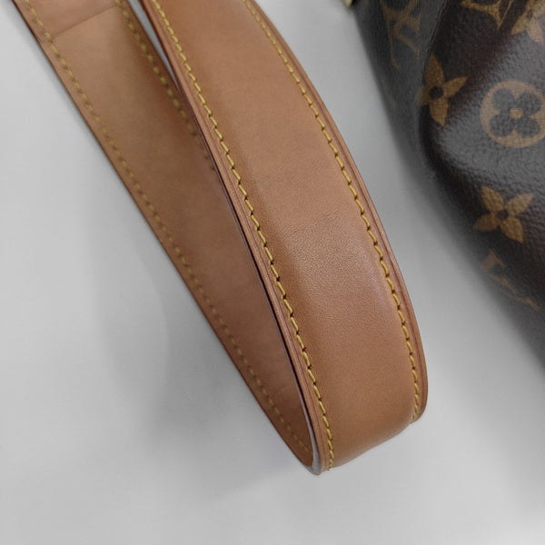 SIDE TRUNK MM Monogram Coated Canvas Brown