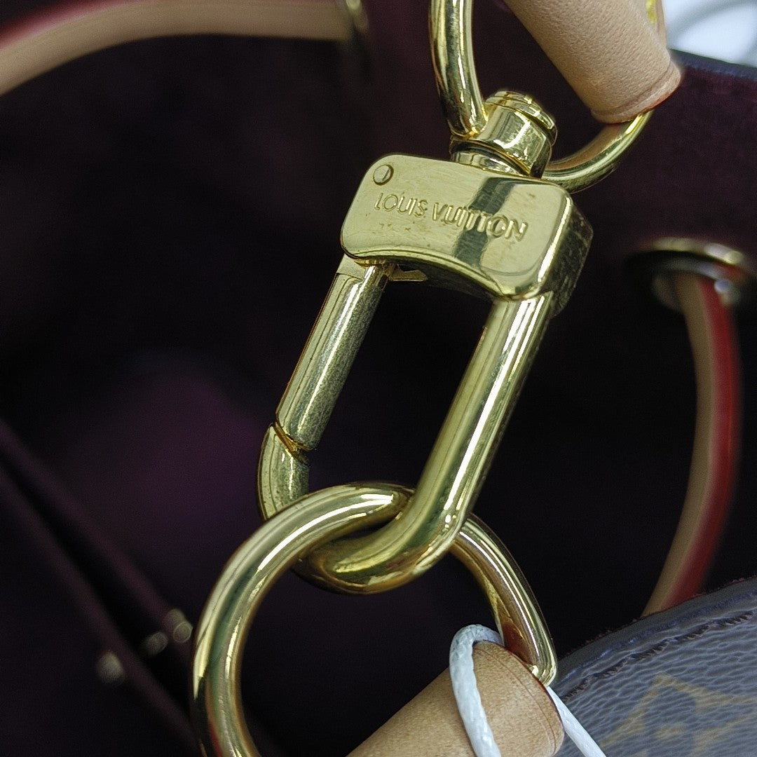 NÉONOÉ BB Monogram Coated Canvas Brown