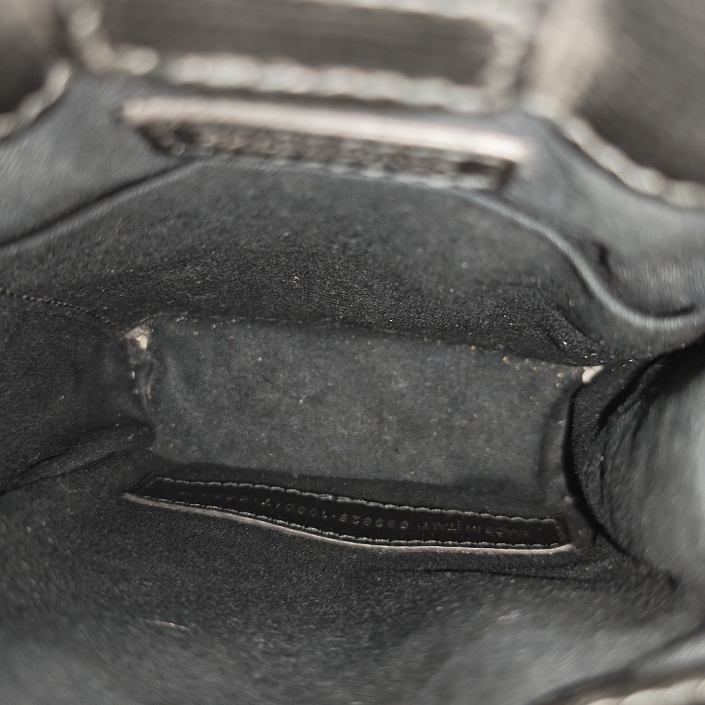 Shopping Bag Calfskin Black